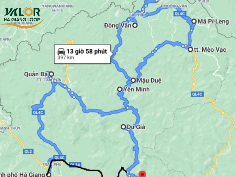 Ha Giang to Ninh Binh Motorbike Route